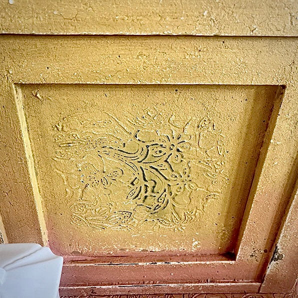 Mesita de noche "Rayo de sol" I Remodelaciones de Elisa