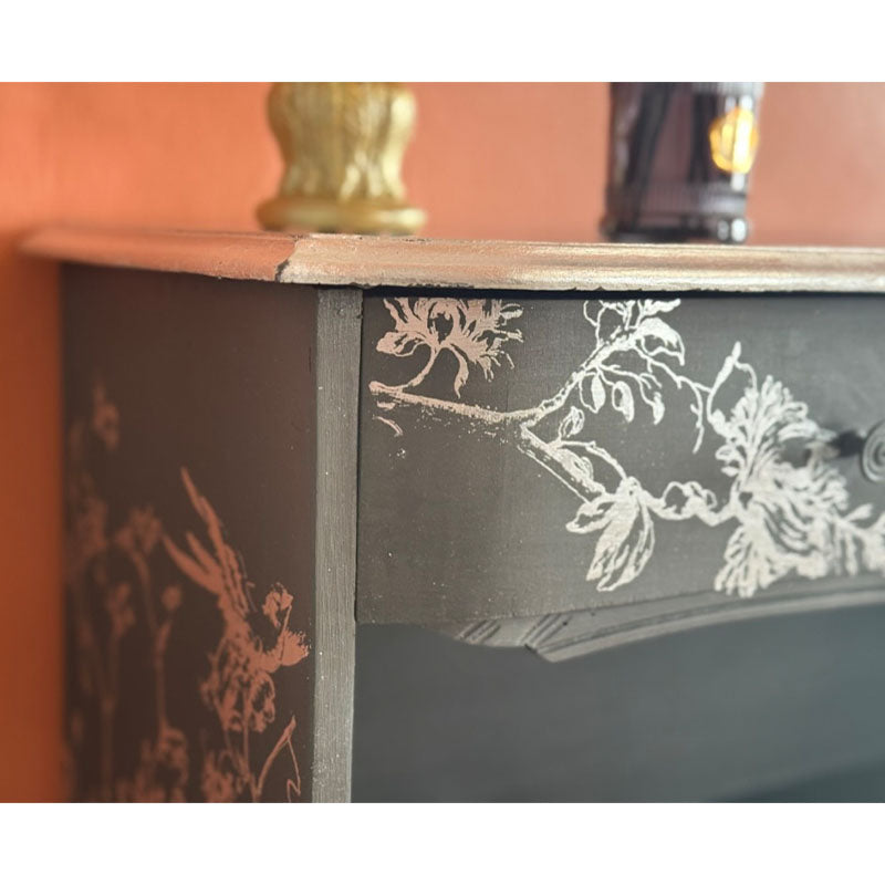 Piccola consolle/libreria "Rami argento" I Restyling di Elisa