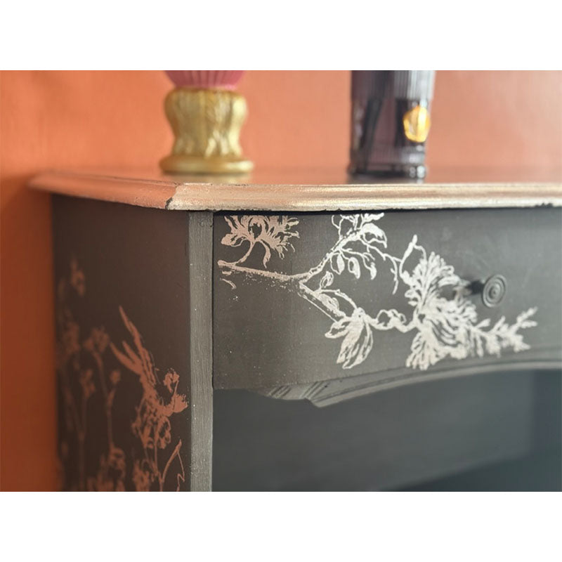 Piccola consolle/libreria "Rami argento" I Restyling di Elisa