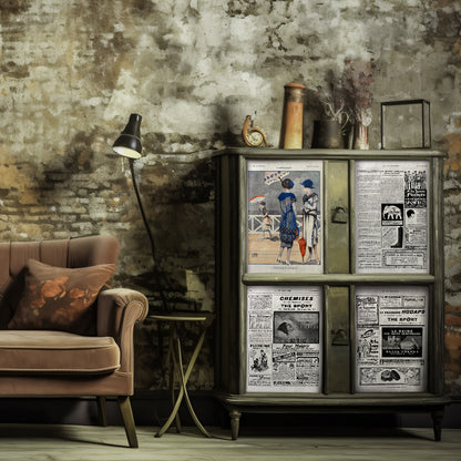 Decoupagé Moda - Chiffonage