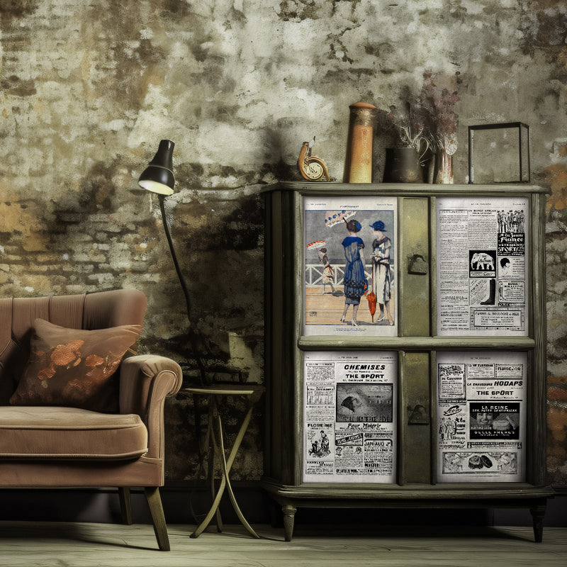 Decoupagé Moda - Chiffonage