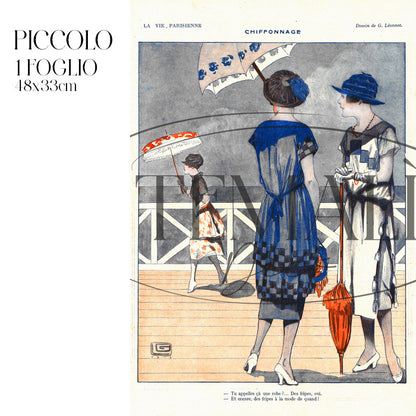 Decoupagé Moda - Chiffonage