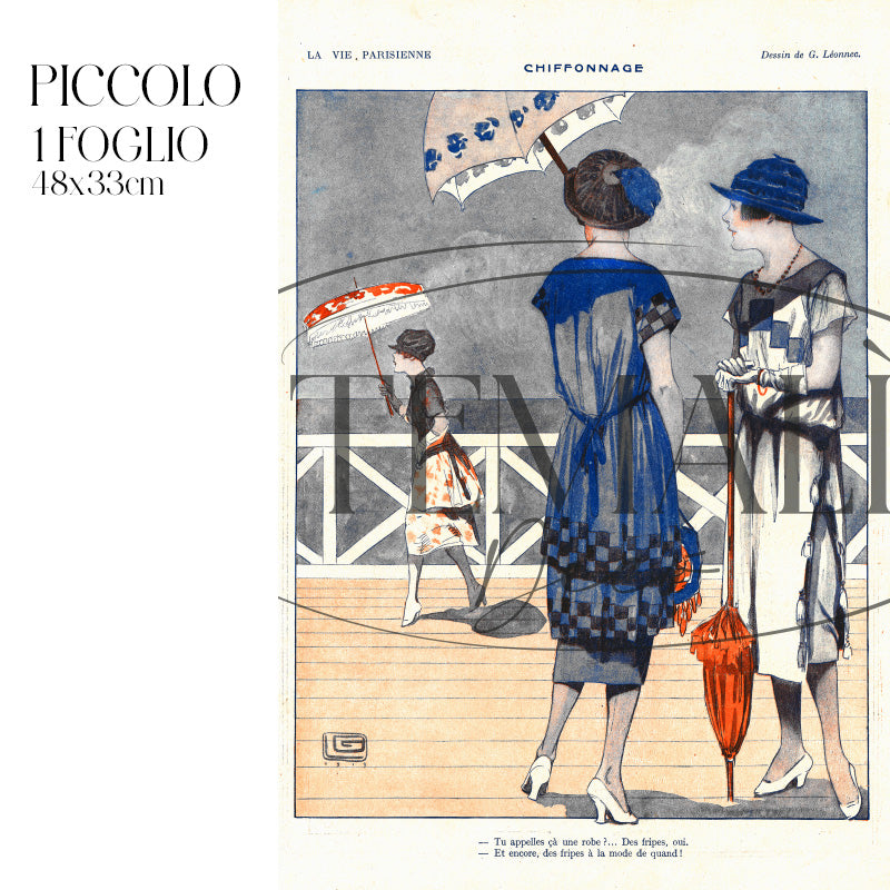 Decoupagé Moda - Chiffonage