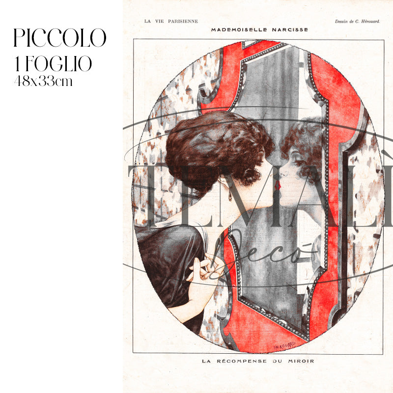 Decoupagé Moda - Madmoiselle Narcisse