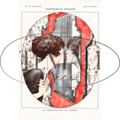 Decoupagé Moda - Madmoiselle Narcisse