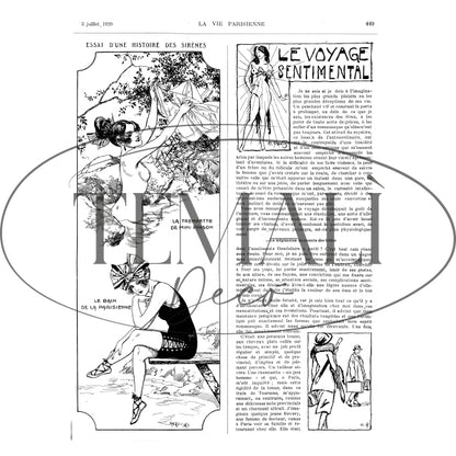 Découpage Moda - Le Voyage Sentimental