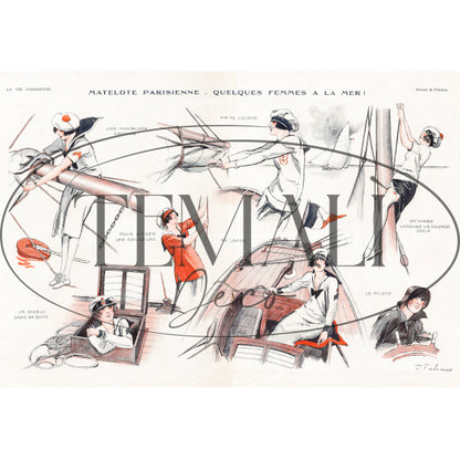 Découpage Moda - Matelote Parisienne