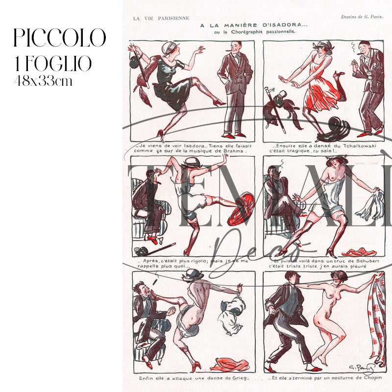 Decoupagé Moda - A La Maniére d'Isadora