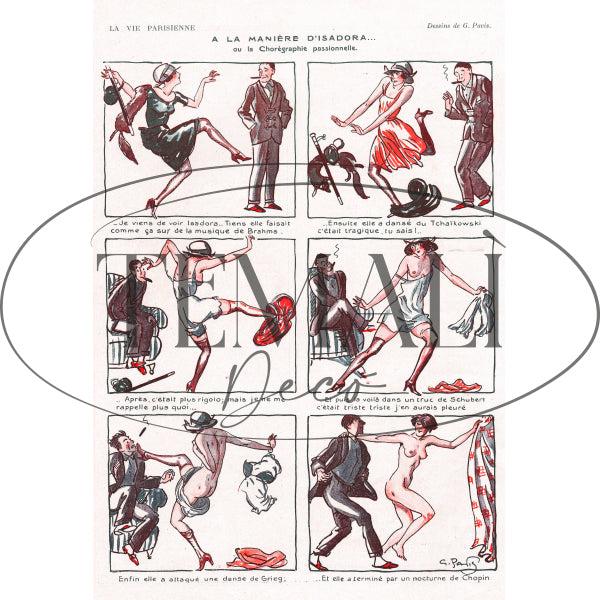 Decoupagé Moda - A La Maniére d'Isadora