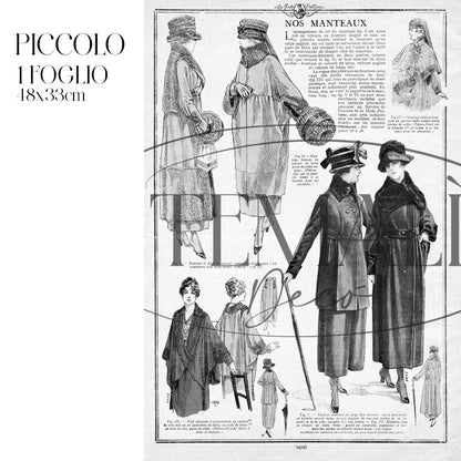 Découpage Moda - Nos Manteaux