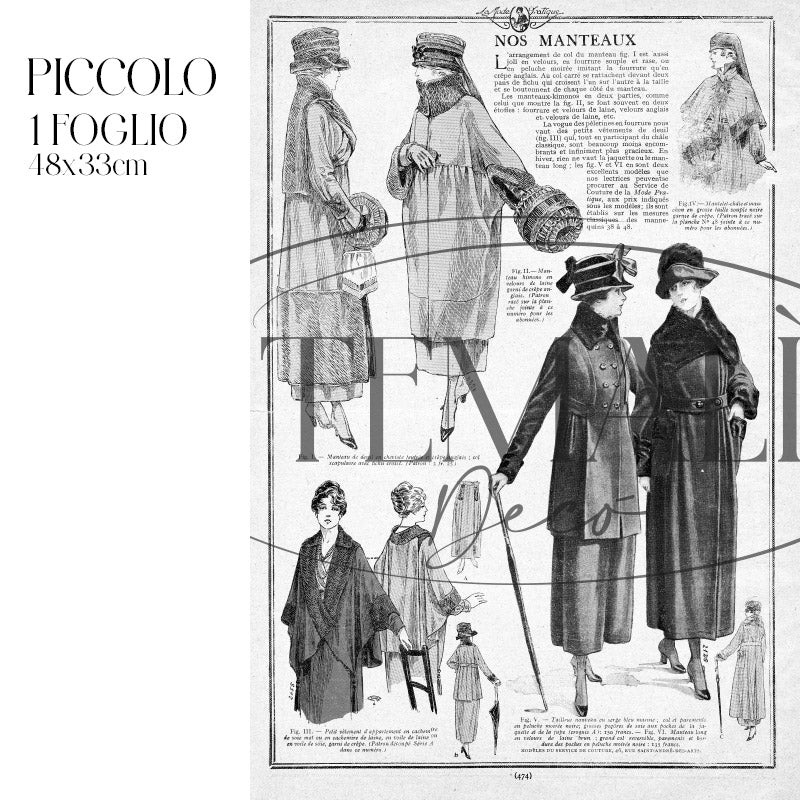 Découpage Moda - Nos Manteaux