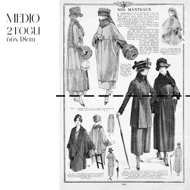 Découpage Moda - Nos Manteaux