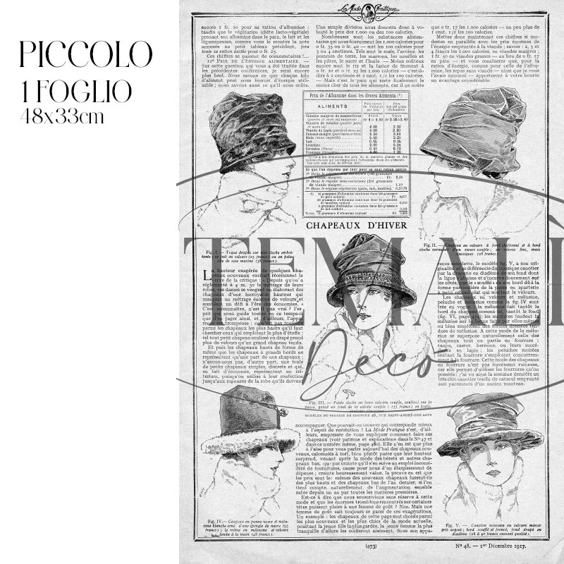 Découpage Moda - Chapeaux D'Hiver
