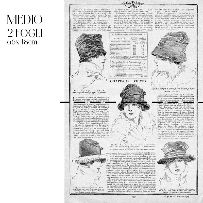 Découpage Moda - Chapeaux D'Hiver