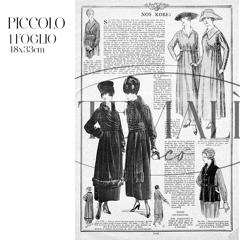 Découpage Moda - Nos Robes