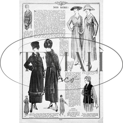 Découpage Moda - Nos Robes
