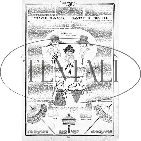 Découpage Moda - Travail Menage