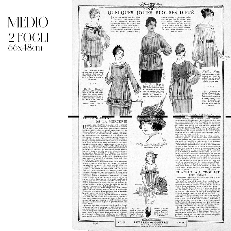 Decoupagé Moda - Jolies Blouses