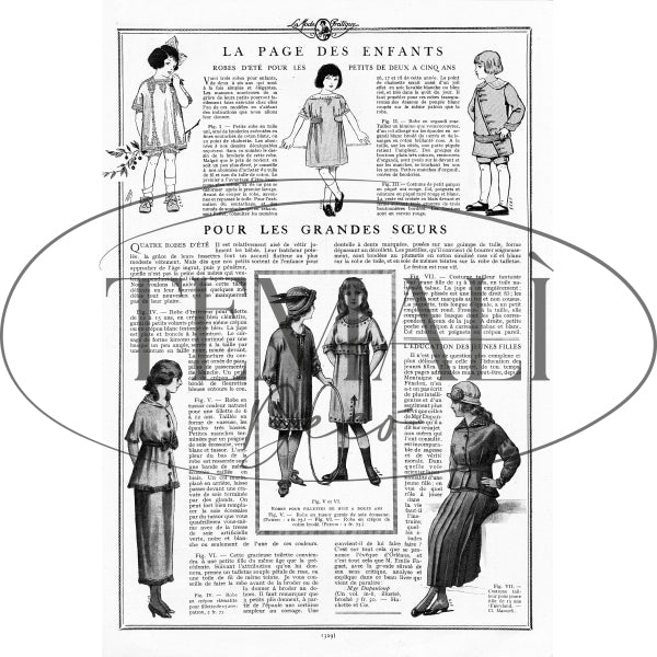 Découpage Moda - La Page des Enfants