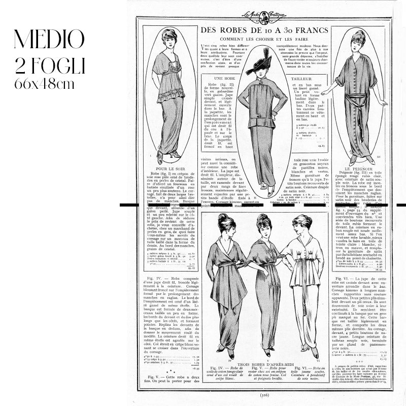 Dècoupage Moda - 30 Francs