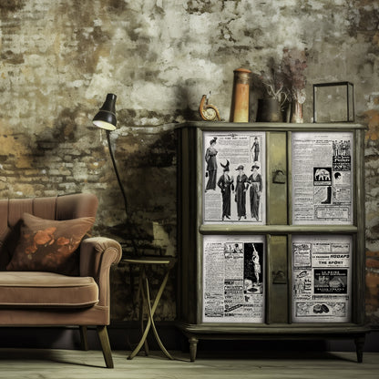 Dècoupage Moda - Bleu Marine