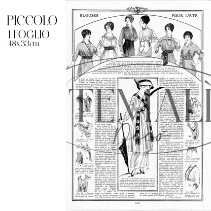 Dècoupage Moda - Blouses Pour L'Été
