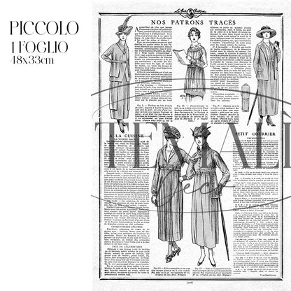 Dècoupage Moda - Nos Patrons Traces