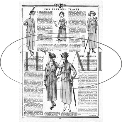 Dècoupage Moda - Nos Patrons Traces