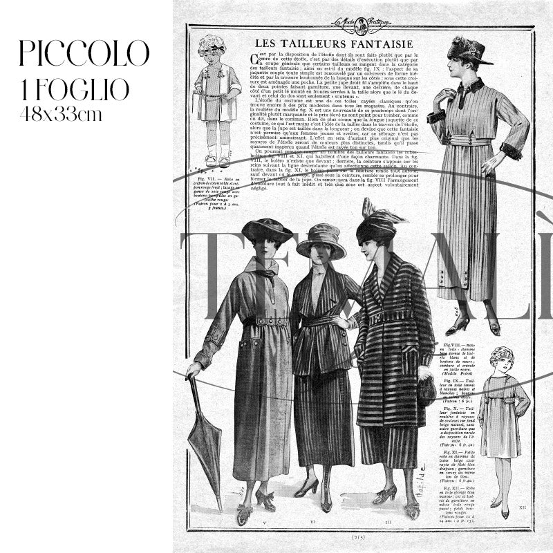 Dècoupage Moda - Le Tailleurs