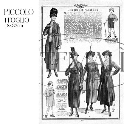 Dècoupage Moda - Plissées