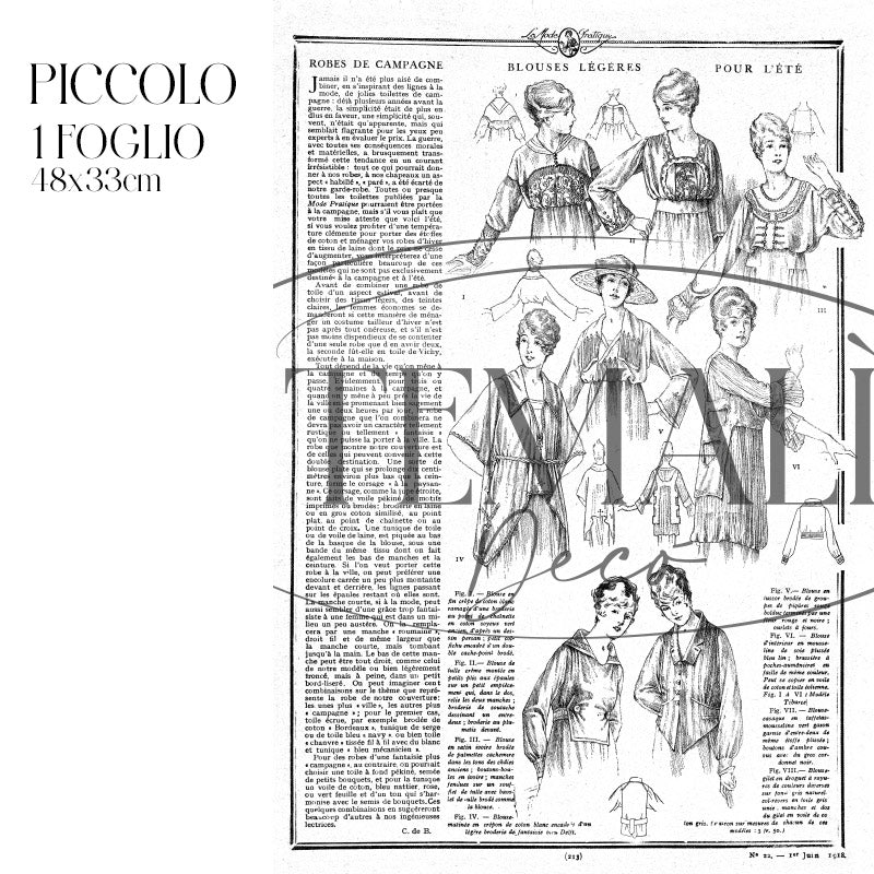 Dècoupage Moda - Robes de Camagne