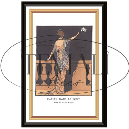 Découpage Moda - L'adieu dans la nuit