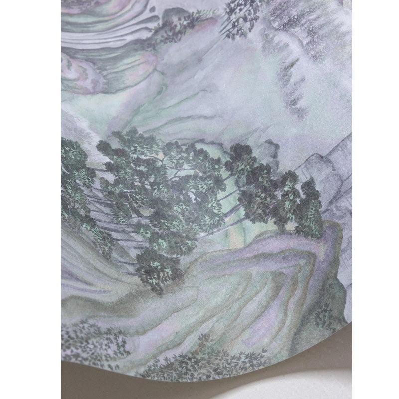 Carta da parati "Mountainscape Verde" - YOKU | COLE&SON