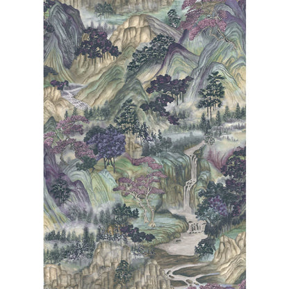 Carta da parati "Mountainscape Viola" - YOKU | COLE&SON