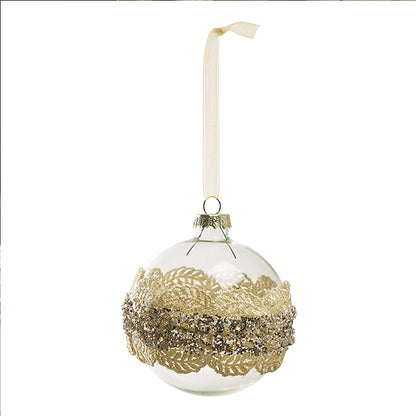 Set di 3 palline di Natale in vetro trasparente - Mathilde M.