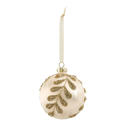 Set di 3 palline di Natale in vetro rosa - Mathilde M.