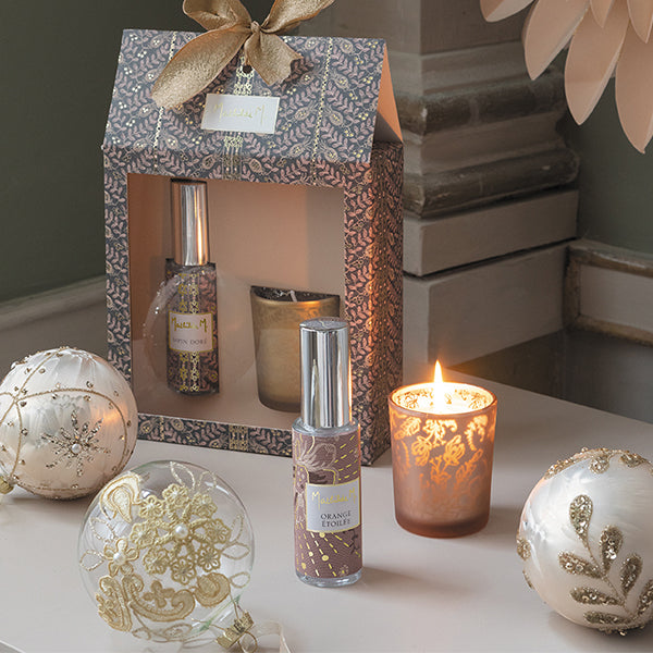 Set di 3 palline di Natale in vetro rosa - Mathilde M.