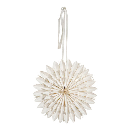 Fiore di Natale in carta - Bianca - Mathilde M.