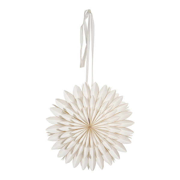 Fiore di Natale in carta - Bianca - Mathilde M.