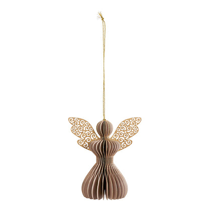 Angelo di Natale in carta - Beige - Mathilde M.