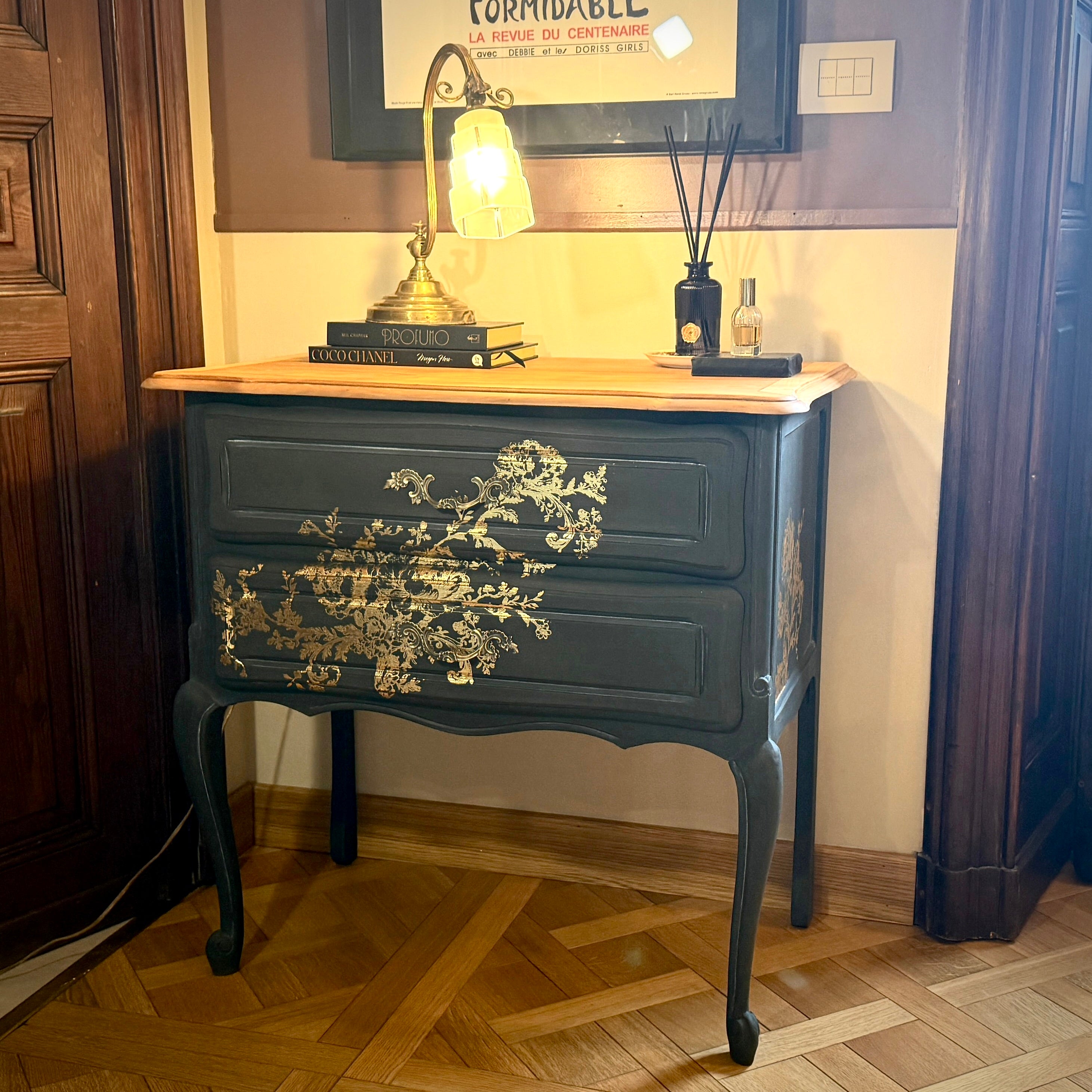 Mobile nero e oro - I Restyling di Elisa