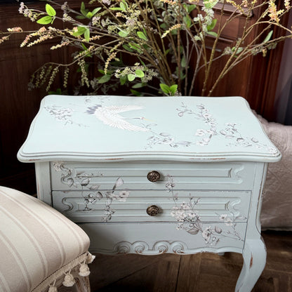 Mobile porta gioielli Sugar Dust con transfer "Silver Wings" - I Restyling di Elisa