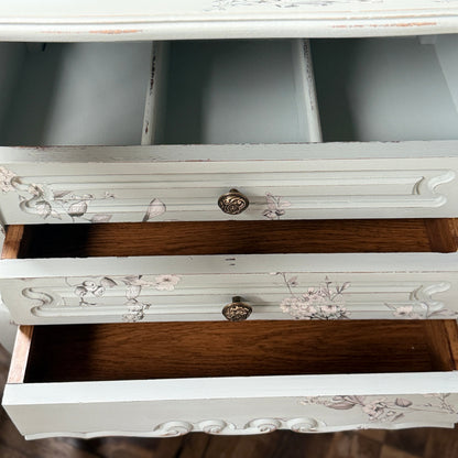 Mobile porta gioielli Sugar Dust con transfer "Silver Wings" - I Restyling di Elisa