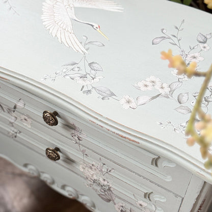 Mobile porta gioielli Sugar Dust con transfer "Silver Wings" - I Restyling di Elisa