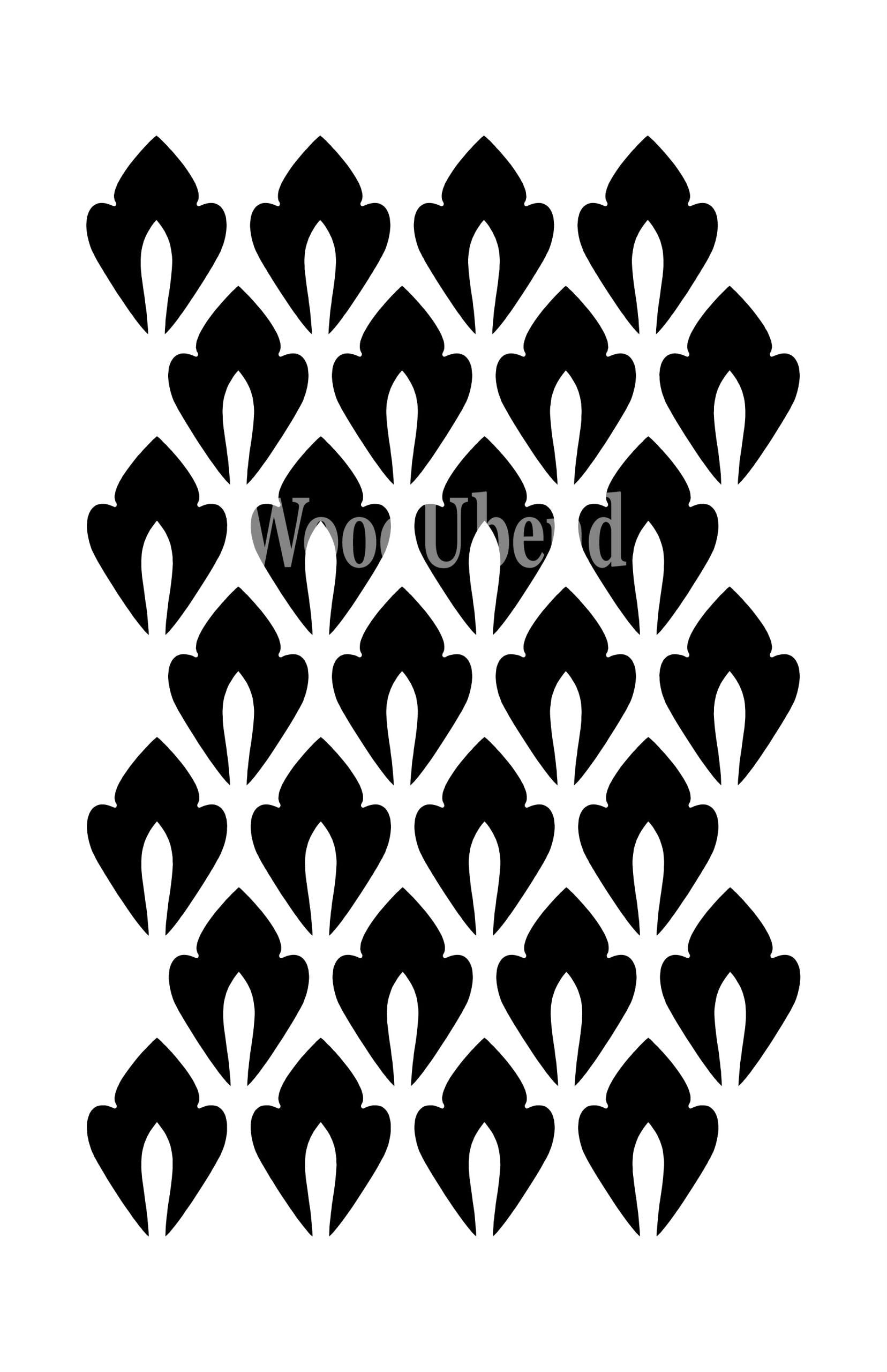 Posh Chalk Stencil Moroccan Vibes 19.5x30cm WoodUbend