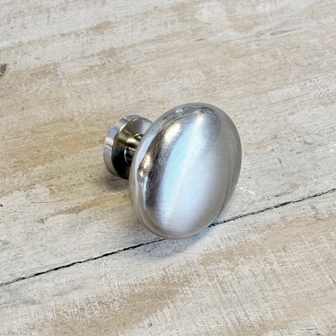 Pomello in Ferro "Argentato opaco"