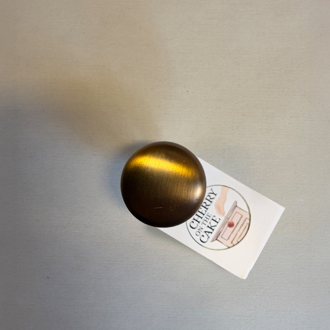 Pomello in Ferro "Bronzato opaco"