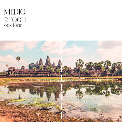 Decoupagé Oriente -Un giorno in Cambogia