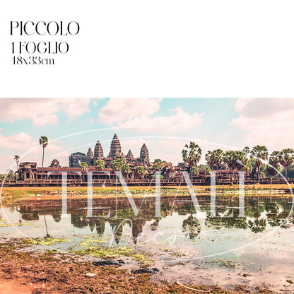 Decoupagé Oriente -Un giorno in Cambogia