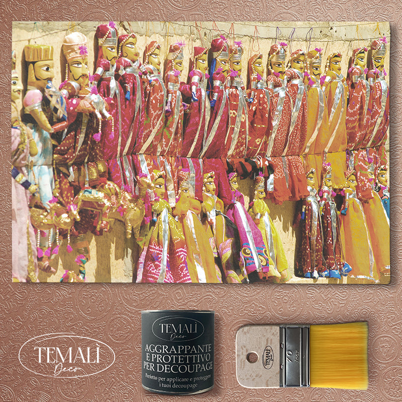 Découpage Oriente - Burattini Indiani